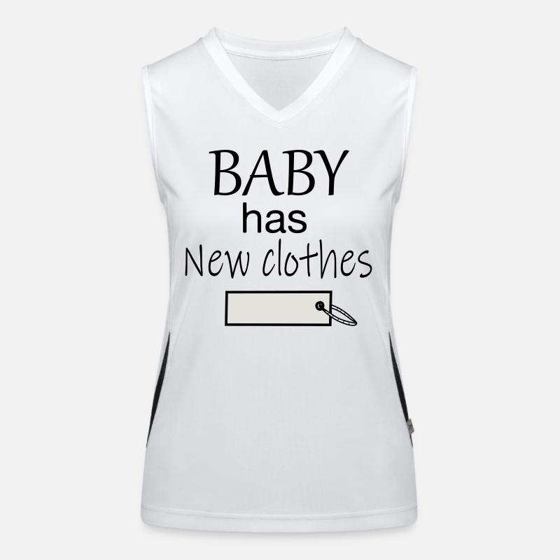 Baby has new clothes Women's Functional Contrast Tank Top
