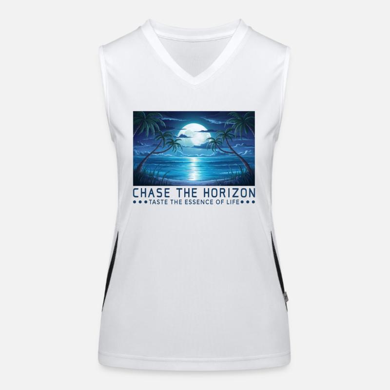 À la poursuite de l’horizon Dicton Dicton Devise Débardeur respirant contrasté Femme