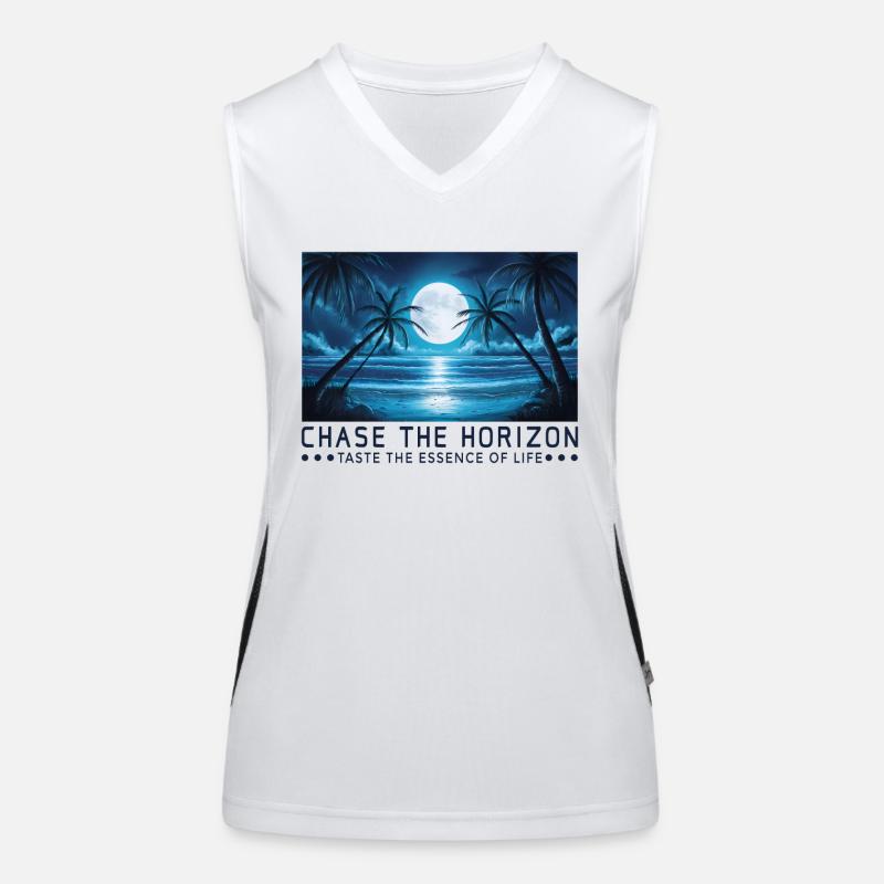 À la poursuite de l’horizon Dicton Dicton Devise Débardeur respirant contrasté Femme