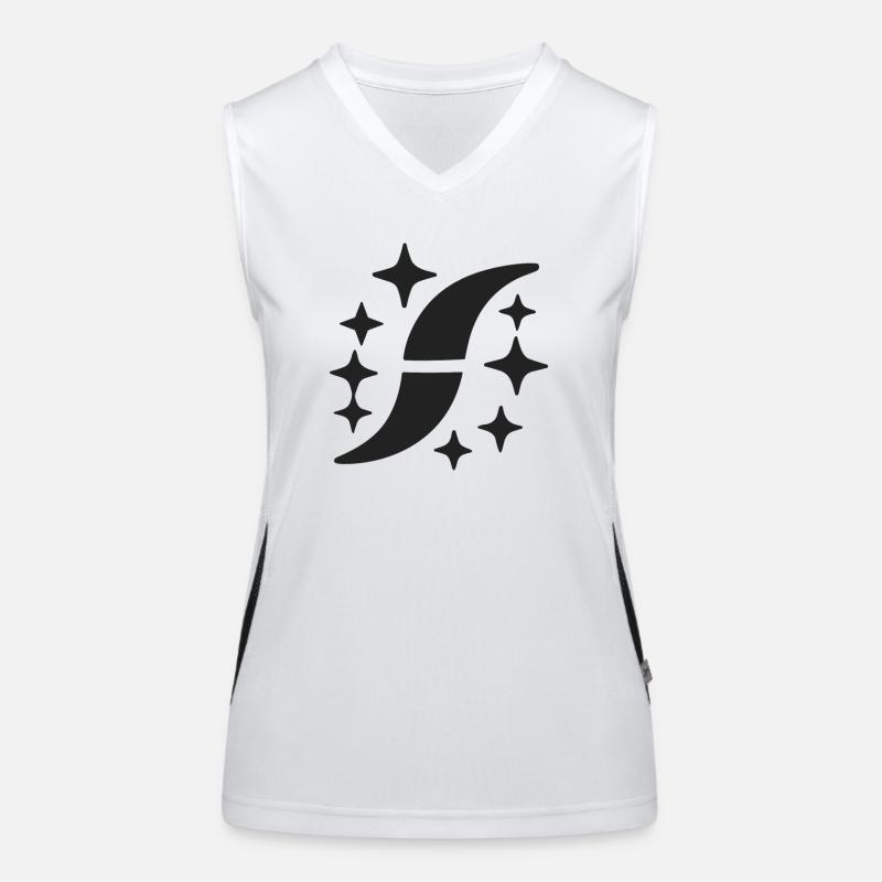 Abstract Star Sky Abstract Art Women's Functional Contrast Tank Top