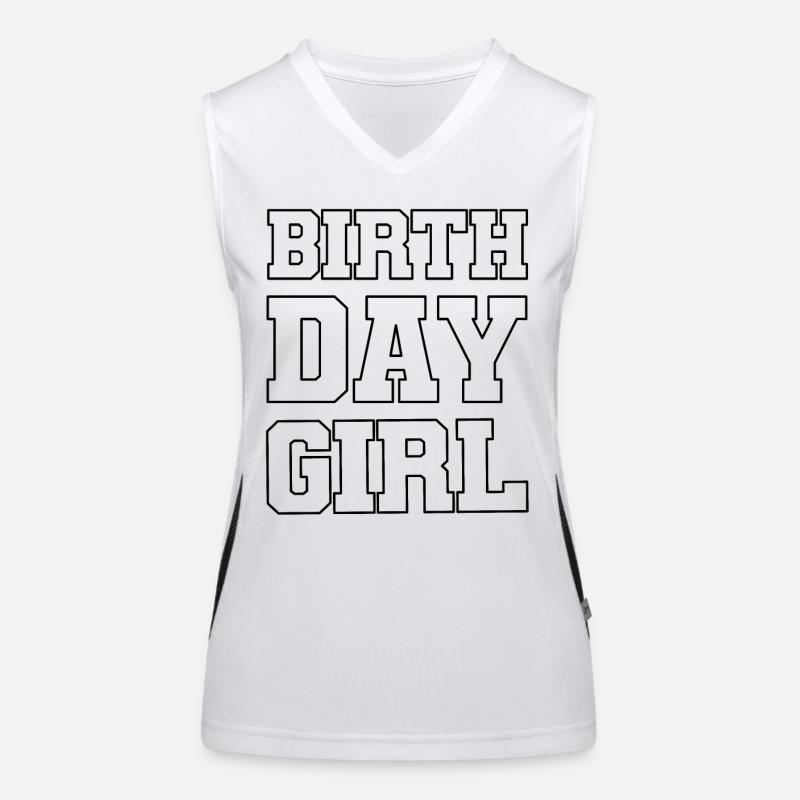 Fille d’anniversaire Débardeur respirant contrasté Femme