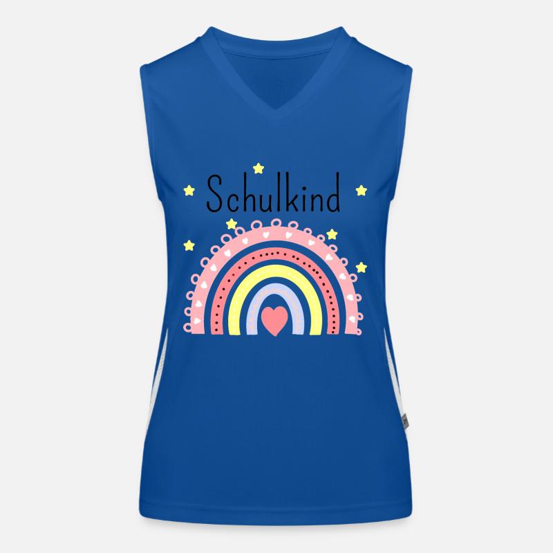 Back to school. Schulkind Women's Functional Contrast Tank Top
