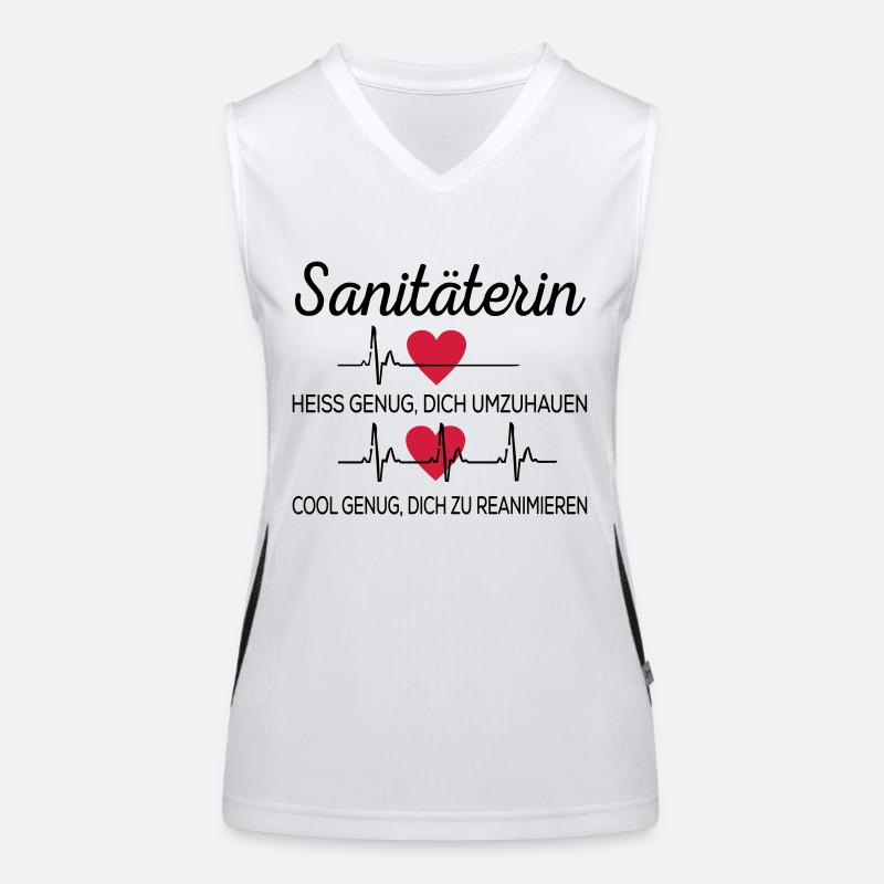 ambulancière Débardeur respirant contrasté Femme