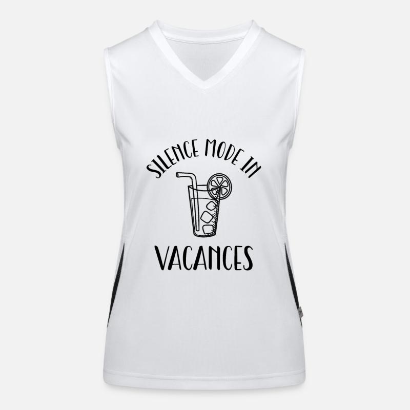 silence mode in vacancy. Women's Functional Contrast Tank Top