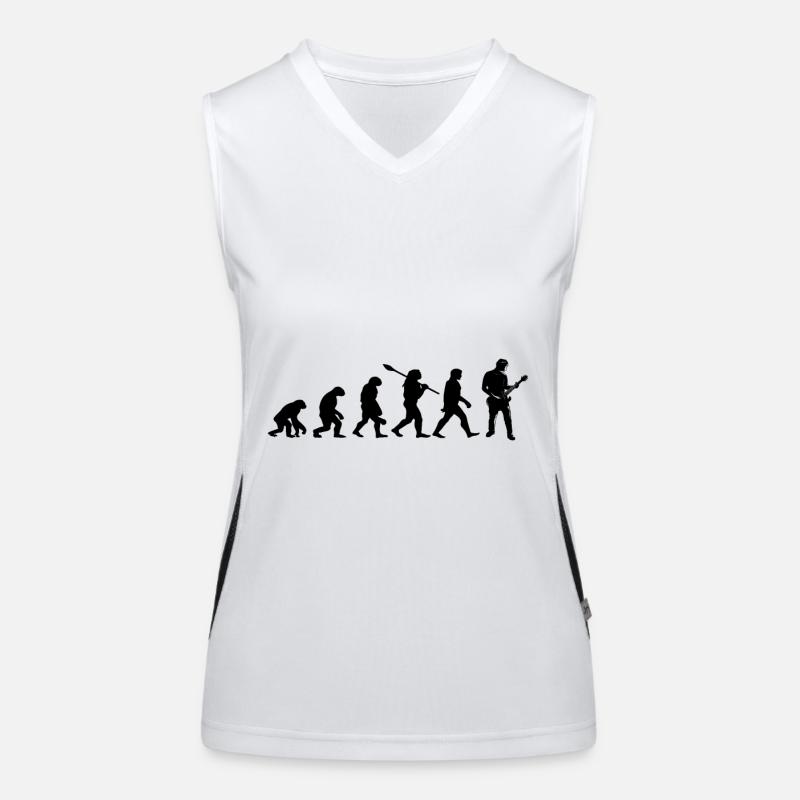 evolution guitarist Women's Functional Contrast Tank Top