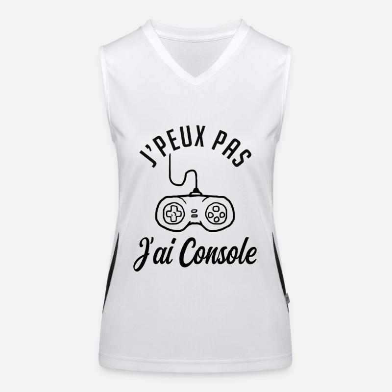 j'peux pas j'ai console Débardeur respirant contrasté Femme