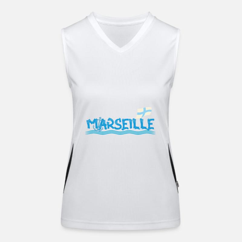 Marseille Débardeur respirant contrasté Femme
