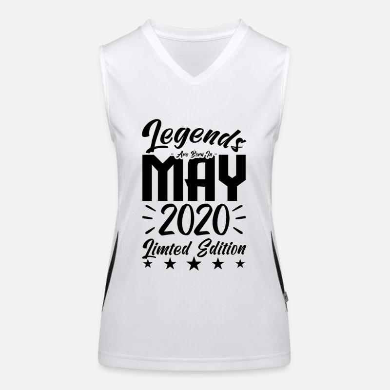 Geboren Mai 2020 Geburtstagsgeschenk 2020. Funktionelles Kontrast-Tank Top für Frauen