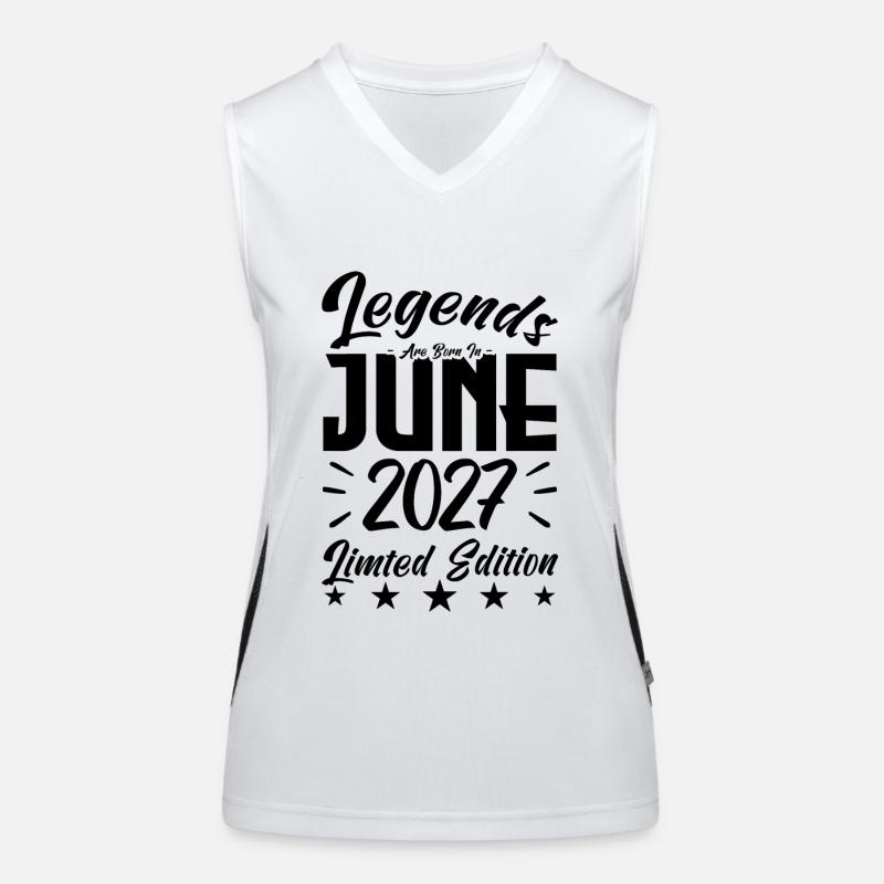 Born June 2027 Birthday gift 2027. Women's Functional Contrast Tank Top