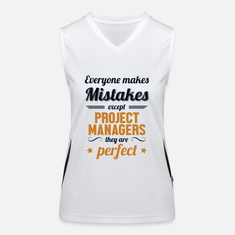 Project Manager are Perfect IT Project Manager Women's Functional Contrast Tank Top