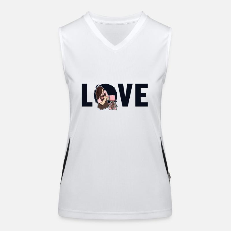 Love Bakery Confectioner Hobby Baker Master Baker Women's Functional Contrast Tank Top