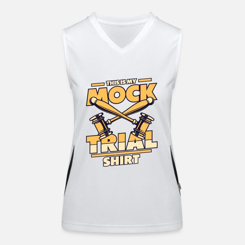 Das ist mein Scheinprozess, Kleidung, Rechtsstudien, Jura Funktionelles Kontrast-Tank Top für Frauen