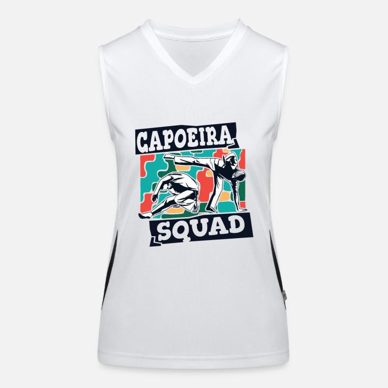 Capoeira Squad Ginga Capoeirista Dance Women's Functional Contrast Tank Top