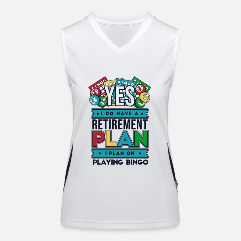 I Have A Retirement Plan Professional Caller Women's Functional Contrast Tank Top