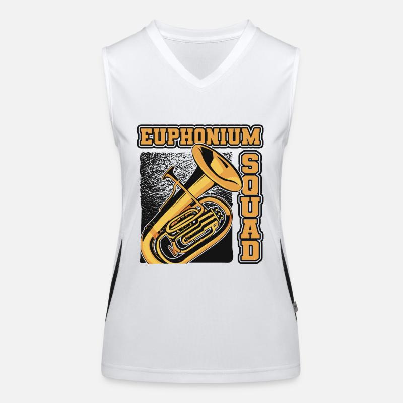 Euphonium Squad Euphoniumiste Instrument Euphoniste Débardeur respirant contrasté Femme