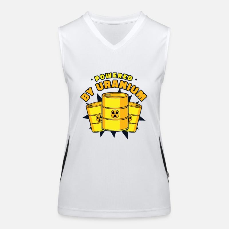 Propulsé par l’énergie de l’uranium Opérateur d’uranium Débardeur respirant contrasté Femme