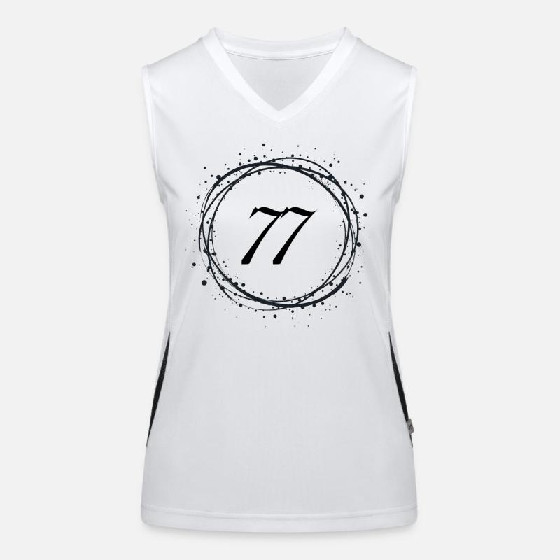 77 Débardeur respirant contrasté Femme