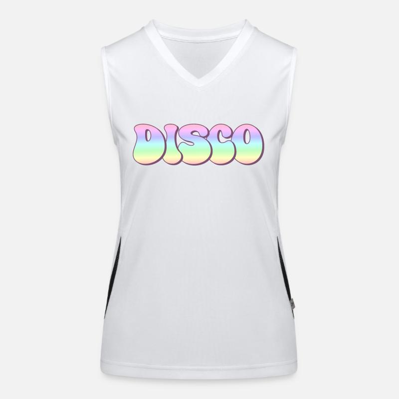 Disco Funktionelles Kontrast-Tank Top für Frauen