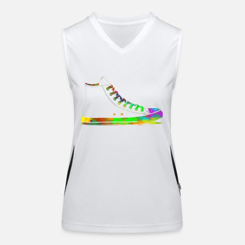 RainbowShoes Débardeur respirant contrasté Femme