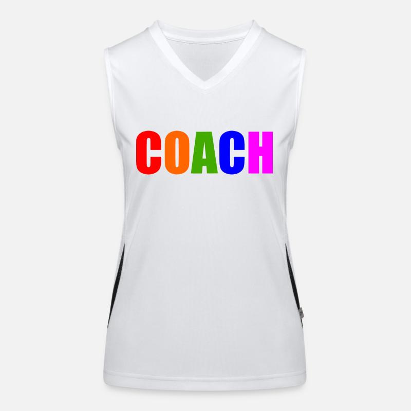 Coach Débardeur respirant contrasté Femme