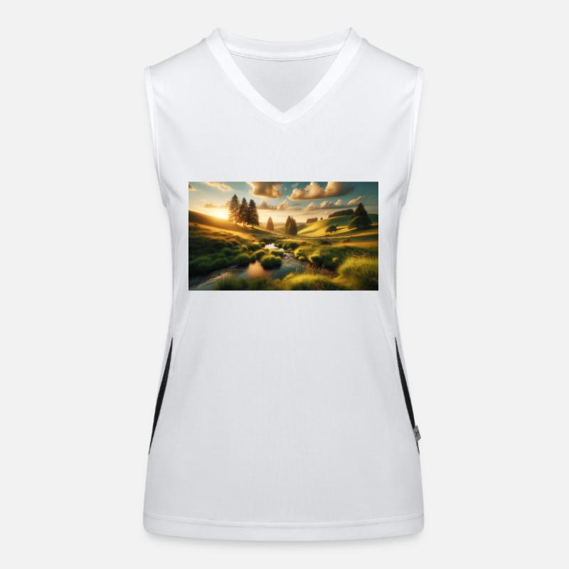 Paysage Débardeur respirant contrasté Femme