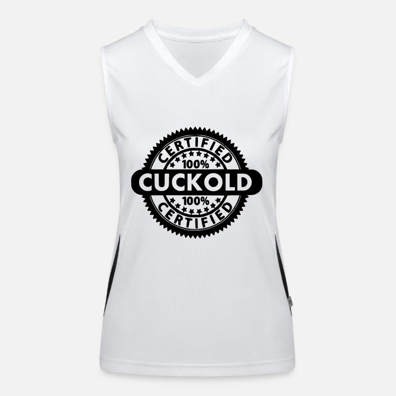 certified cuckold Women's Functional Contrast Tank Top