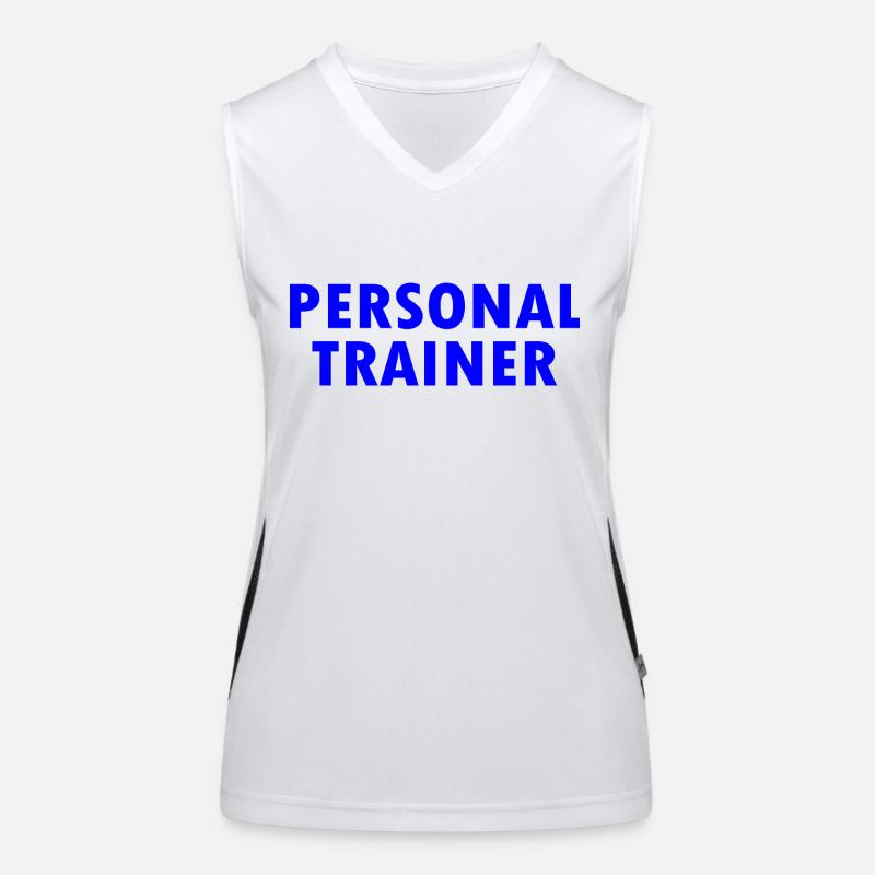 Personal trainer Funktionelles Kontrast-Tank Top für Frauen