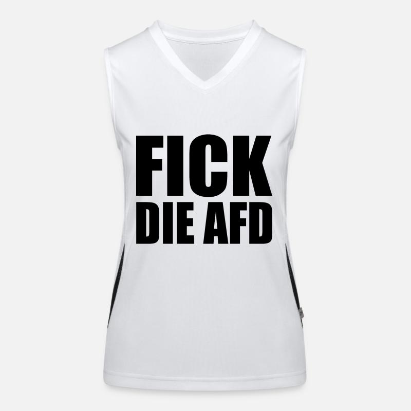 Fick die afd Funktionelles Kontrast-Tank Top für Frauen
