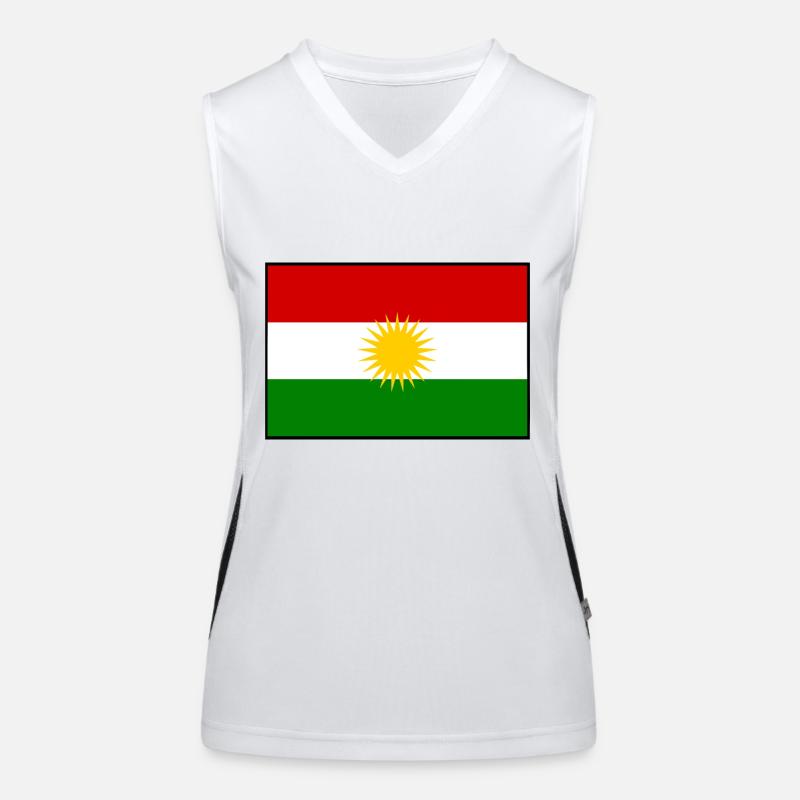 Kurdistan Débardeur respirant contrasté Femme