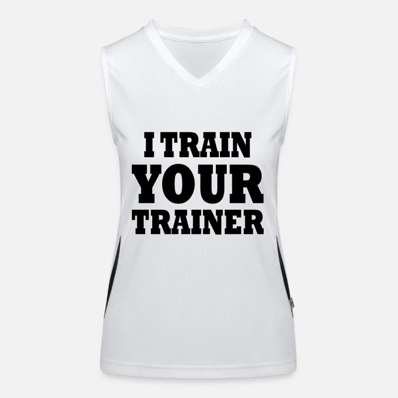 I train your trainer Women's Functional Contrast Tank Top