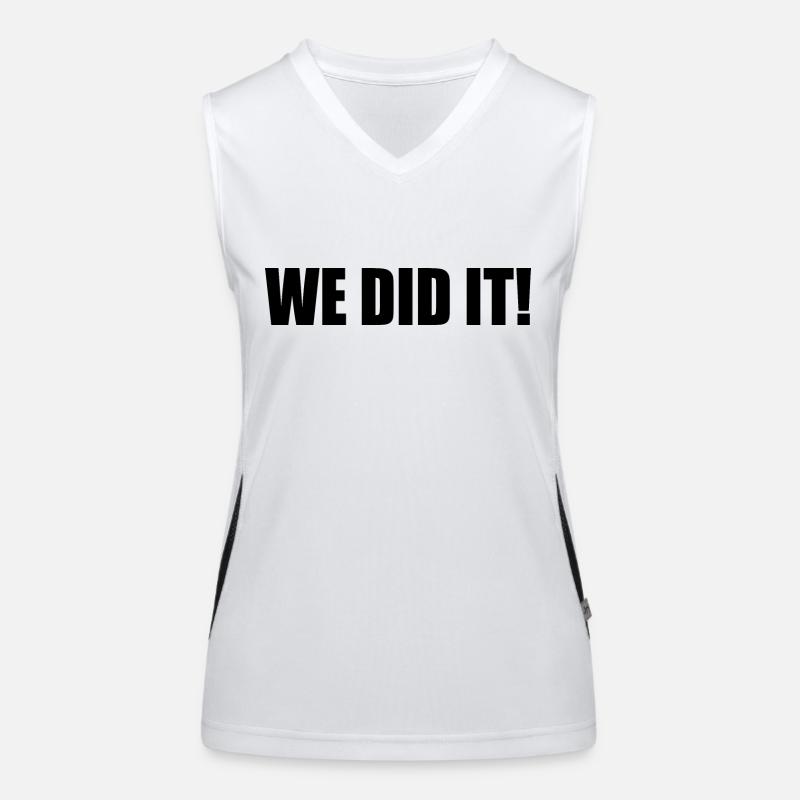 We did it Women's Functional Contrast Tank Top