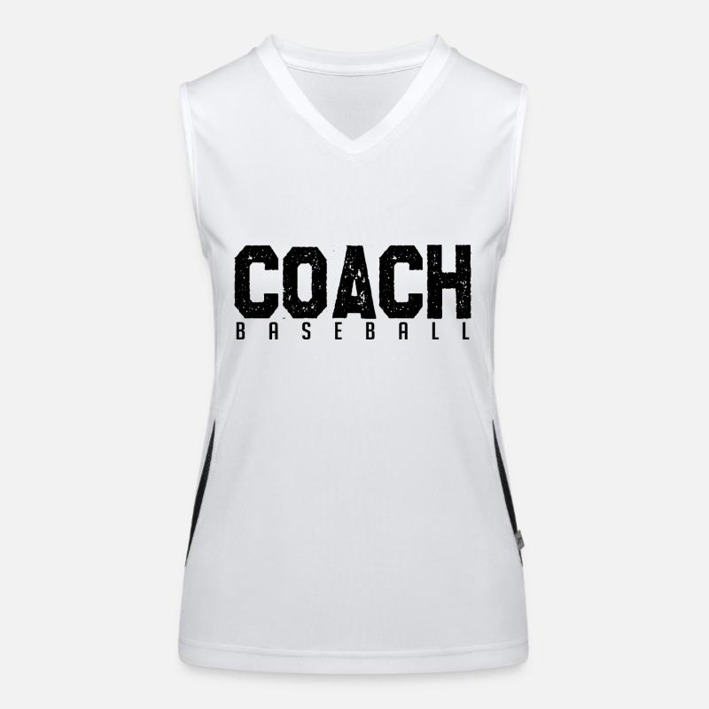 Baseball Coach. baseball coach. coach. Women's Functional Contrast Tank Top