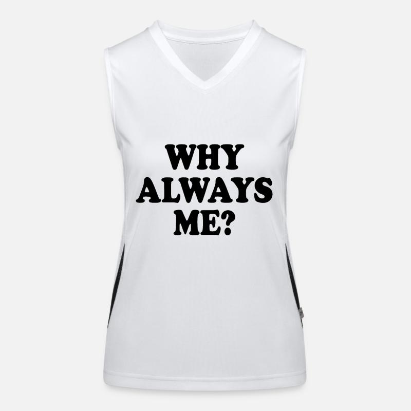 Why always me Débardeur respirant contrasté Femme