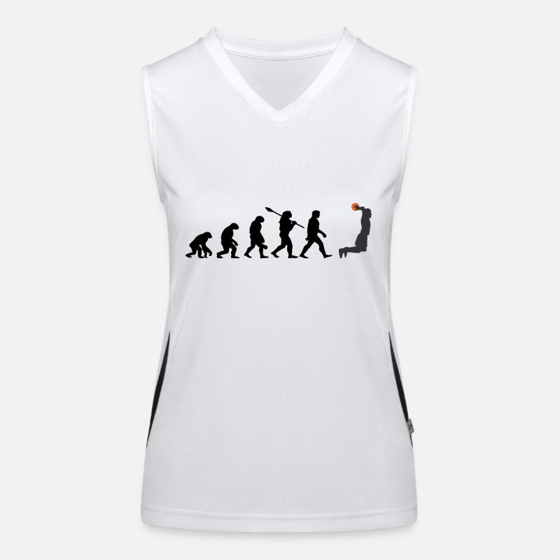 Évolution du basketball Débardeur respirant contrasté Femme