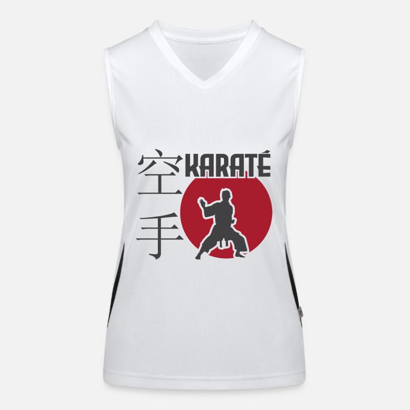 KARATEKA .Karate. Karate Geschenkidee. Karateka Funktionelles Kontrast-Tank Top für Frauen