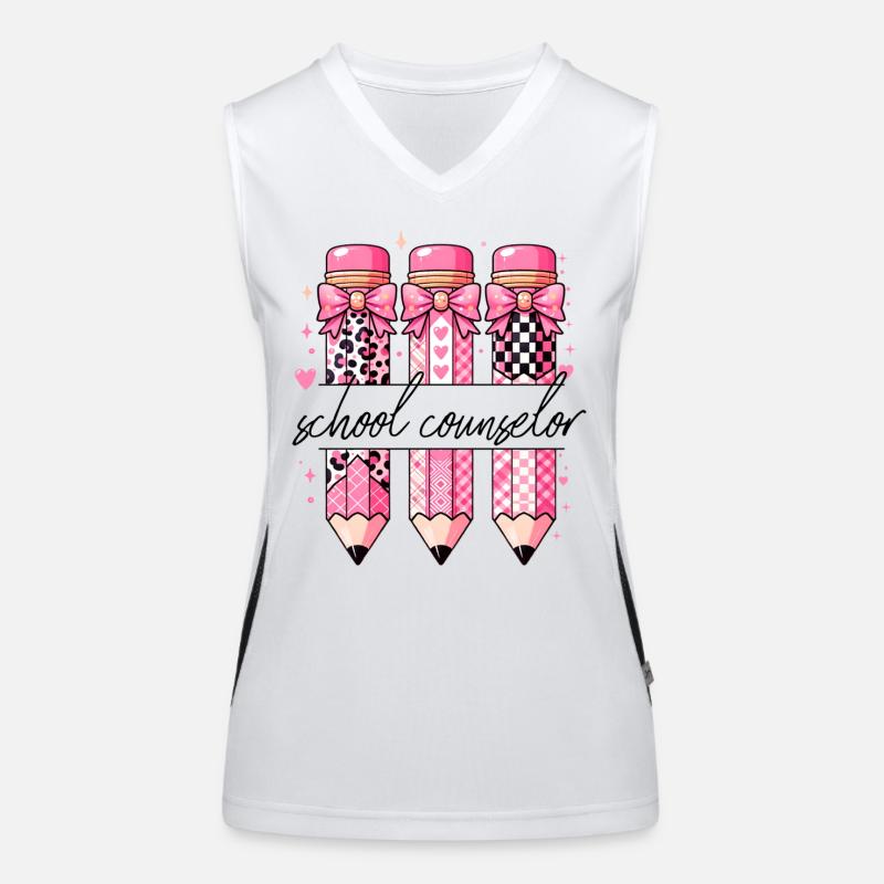 Consejo Escolar de Coquette Consejera Escolar Camiseta funcional de tirantes en contraste para mujer