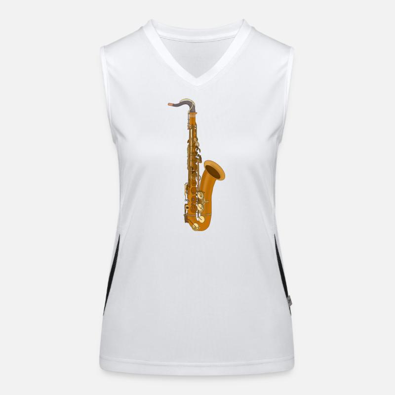 Saxophone Débardeur respirant contrasté Femme