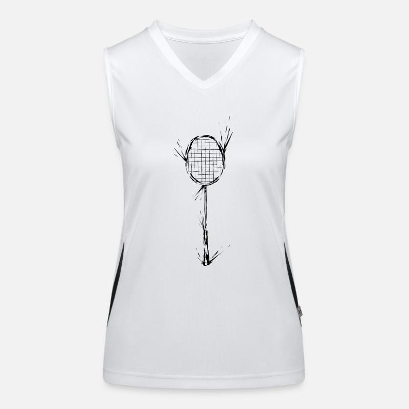 Badminton Funktionelles Kontrast-Tank Top für Frauen