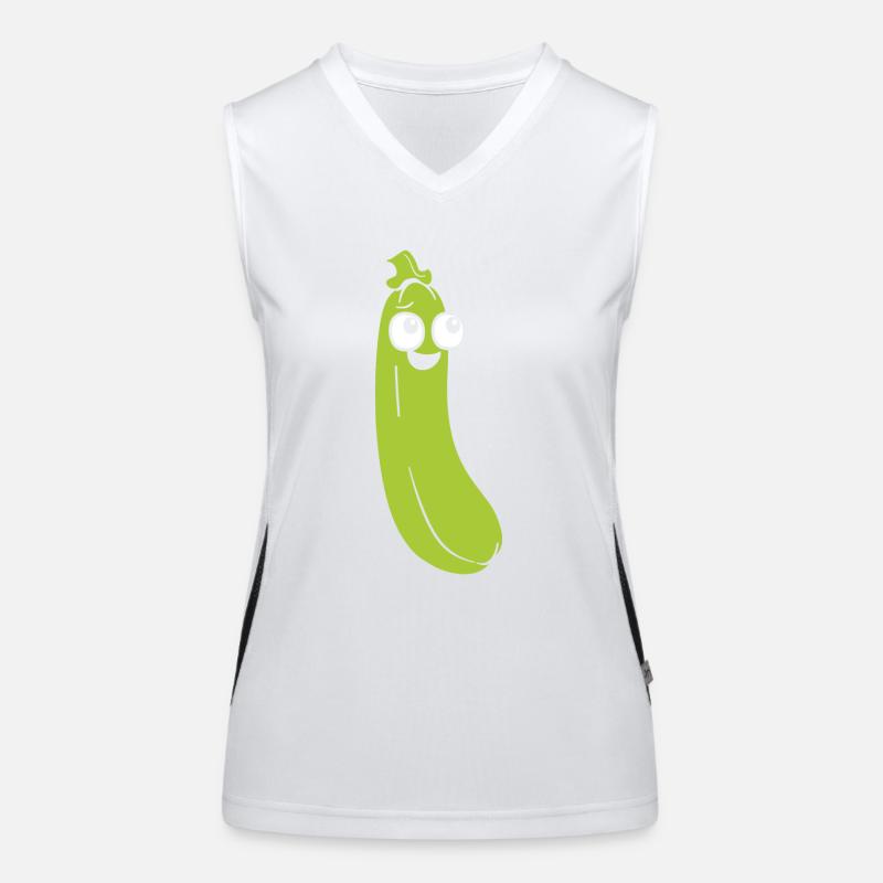 courgette Débardeur respirant contrasté Femme