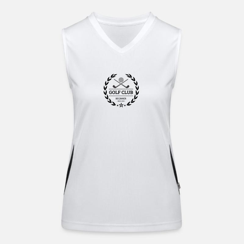 Golf Débutant clup Débardeur respirant contrasté Femme