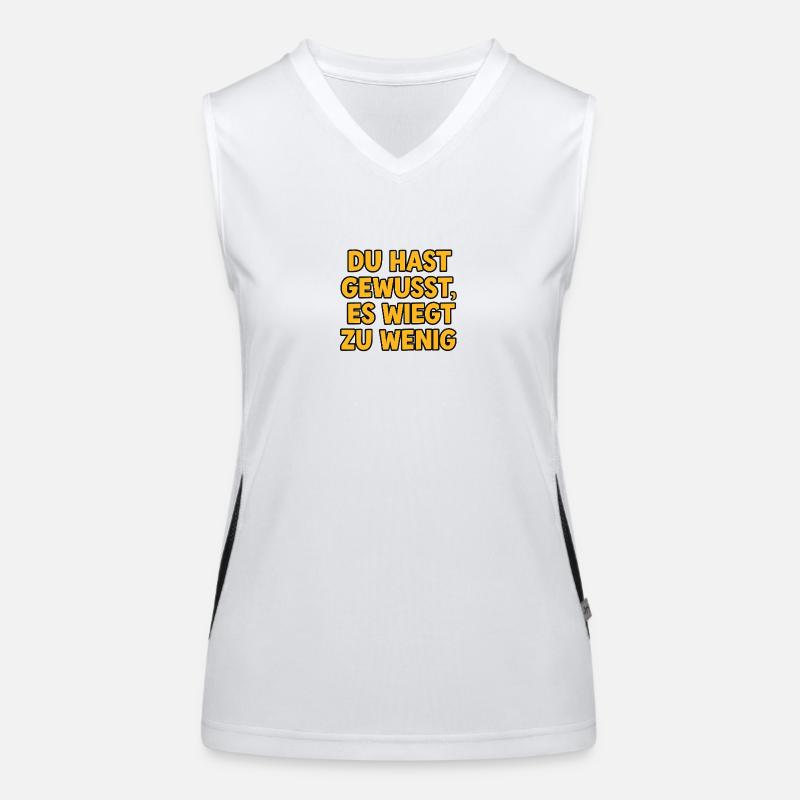 Trop peu Débardeur respirant contrasté Femme