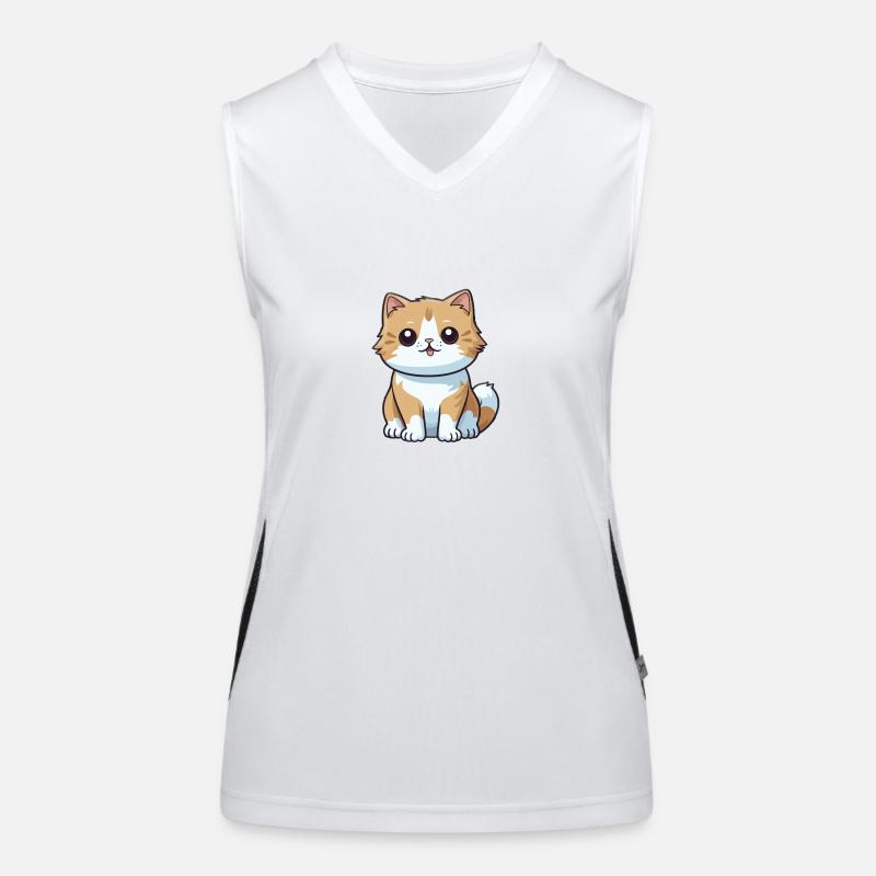 Chat Débardeur respirant contrasté Femme