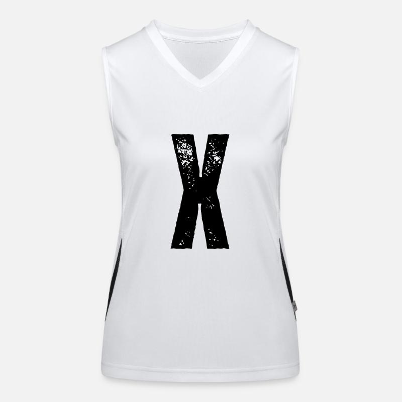 X Funktionelles Kontrast-Tank Top für Frauen