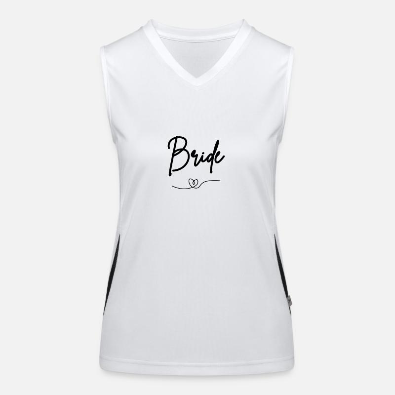 BRIDE TO BE Funktionelles Kontrast-Tank Top für Frauen