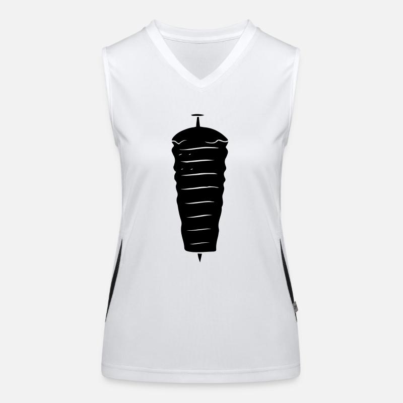 Doner kebab Women's Functional Contrast Tank Top