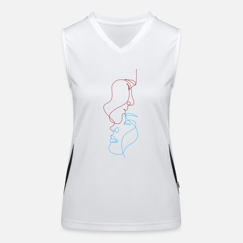 LoveLines Funktionelles Kontrast-Tank Top für Frauen