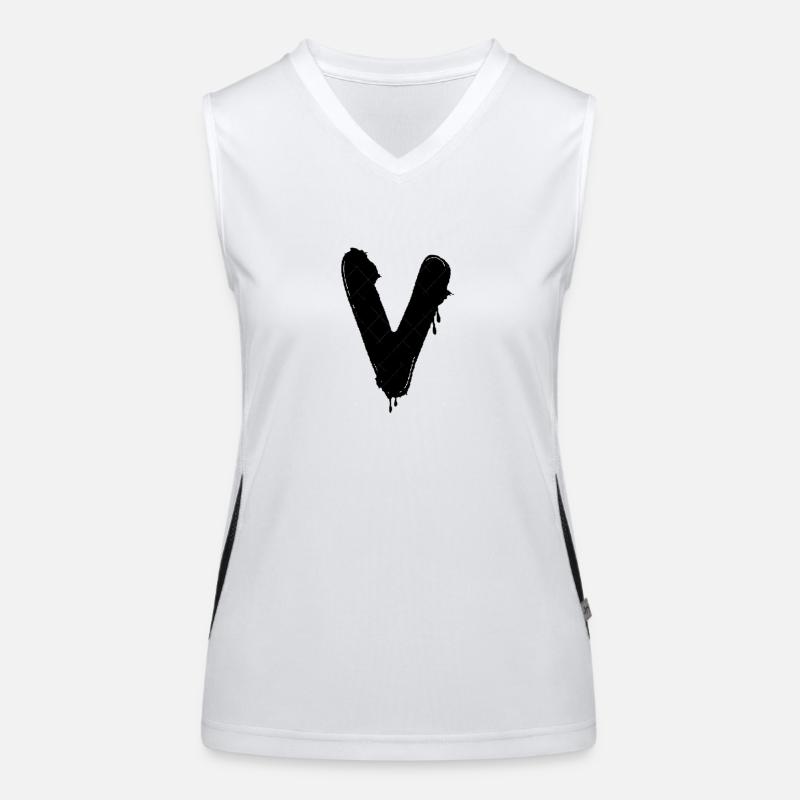 Valety designe Débardeur respirant contrasté Femme