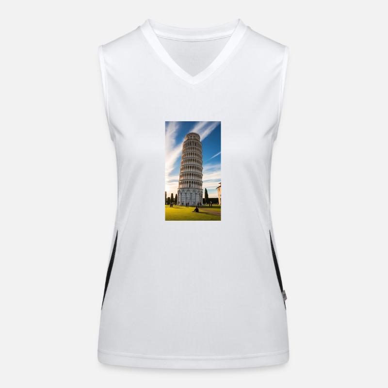Tower of Pisa Women's Functional Contrast Tank Top