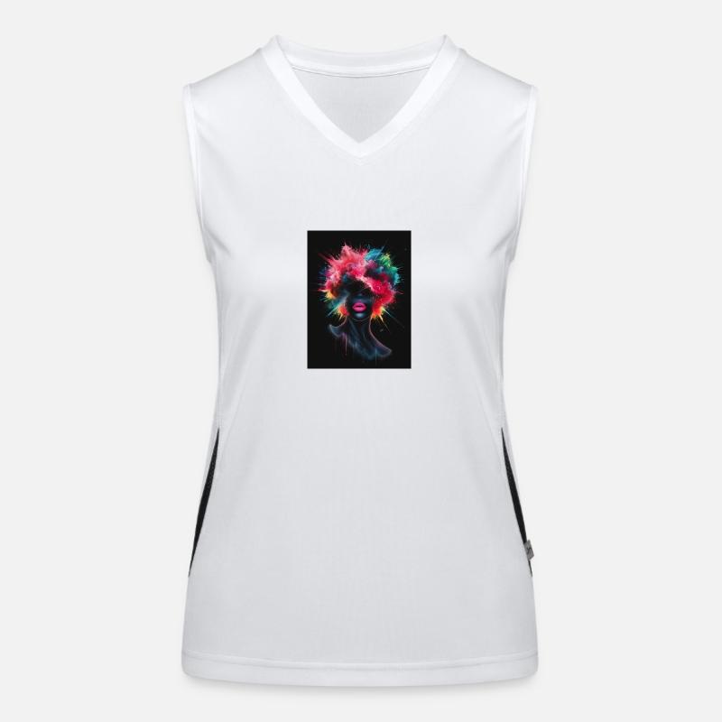 Colors Explosion Women's Functional Contrast Tank Top