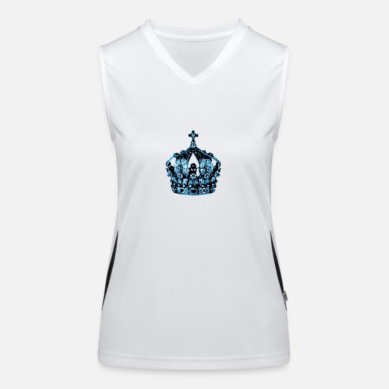 blue crown Women's Functional Contrast Tank Top